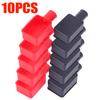 1-10 шт. Чехлы на клеммы автомобильного аккумулятора Положительные Отрицательные Защита крышки верхнего полюса Изолирующий корпус Разъемы проводов аккумулятора Резиновые колпачки