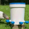 5PCS Easy-Clean Automatic Chicken Waterer Cups - Leakproof Poultry Drinking Bowls For Chickens & Pigeons, Durable Pvc Material