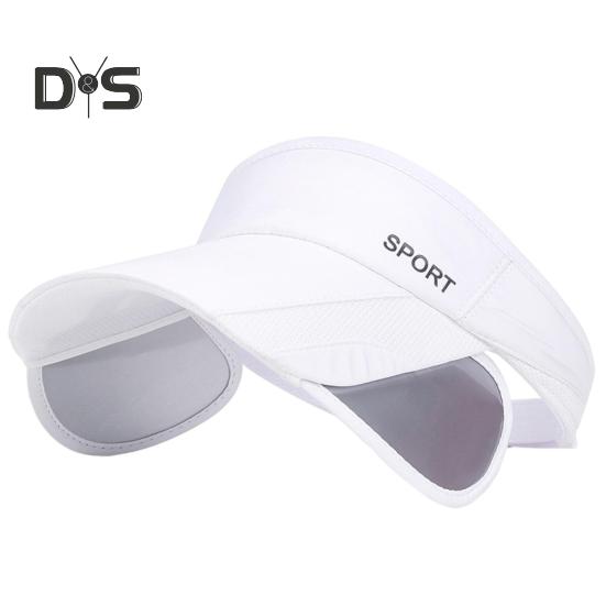 Спортивные солнцезащитные козырьки для мужчин и женщин, регулируемая пустая верхняя бейсболка, летняя уличная солнцезащитная кепка для тенниса, бейсбола, гольфа, велоспорта, бега