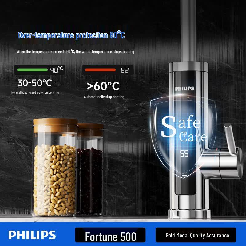 Philips Instant Hot Water Faucet with Digital Display CN plug (adapter included)