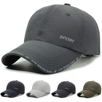 Весенне-летняя бейсболка для активного отдыха на открытом воздухе, тонкая, мужская, солнцезащитная, дышащая, сетчатая, быстросохнущая.