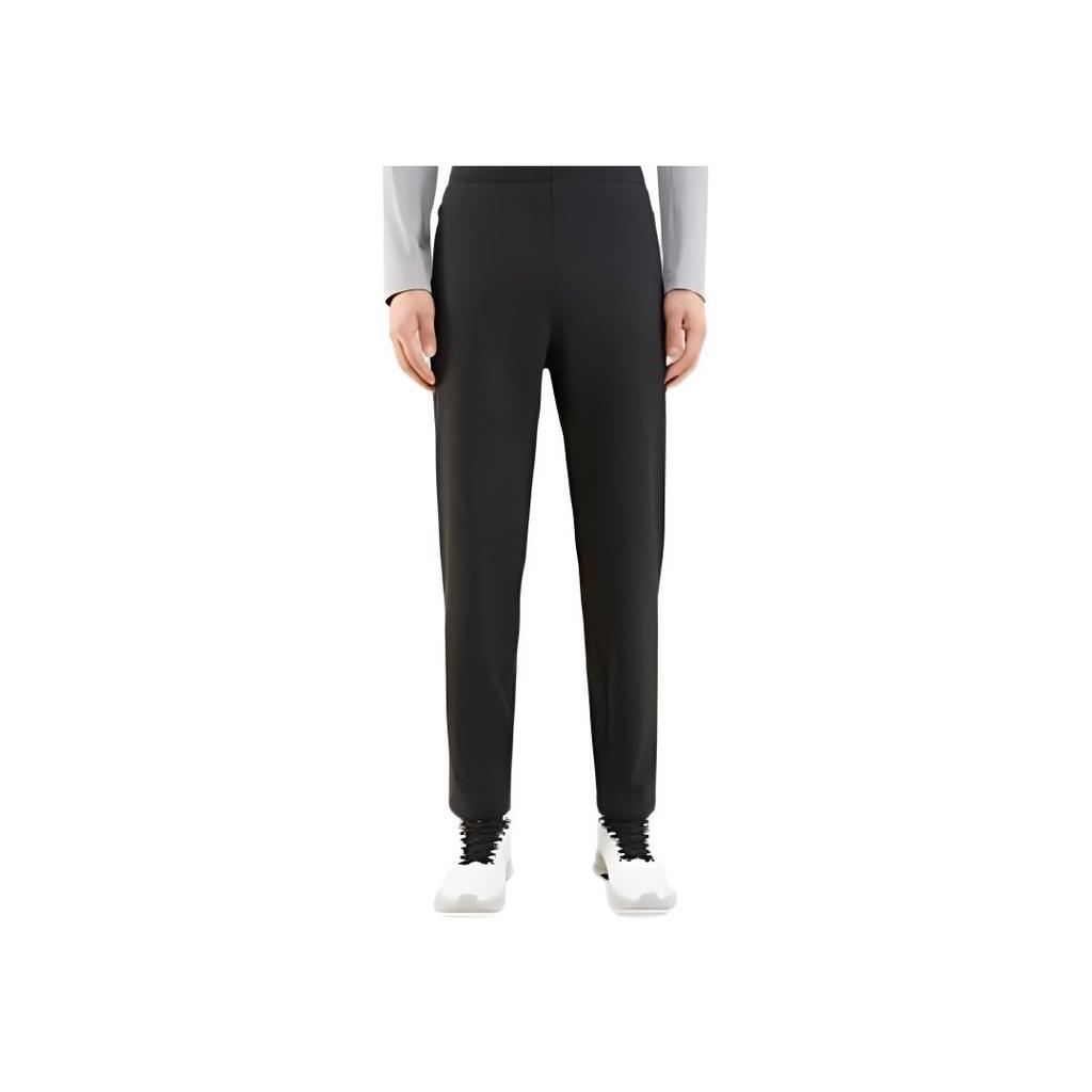 Anta Champion All-Weather Series Simple Comfortable Solid Color Casual Pants Men Bottoms Black 152440314-2