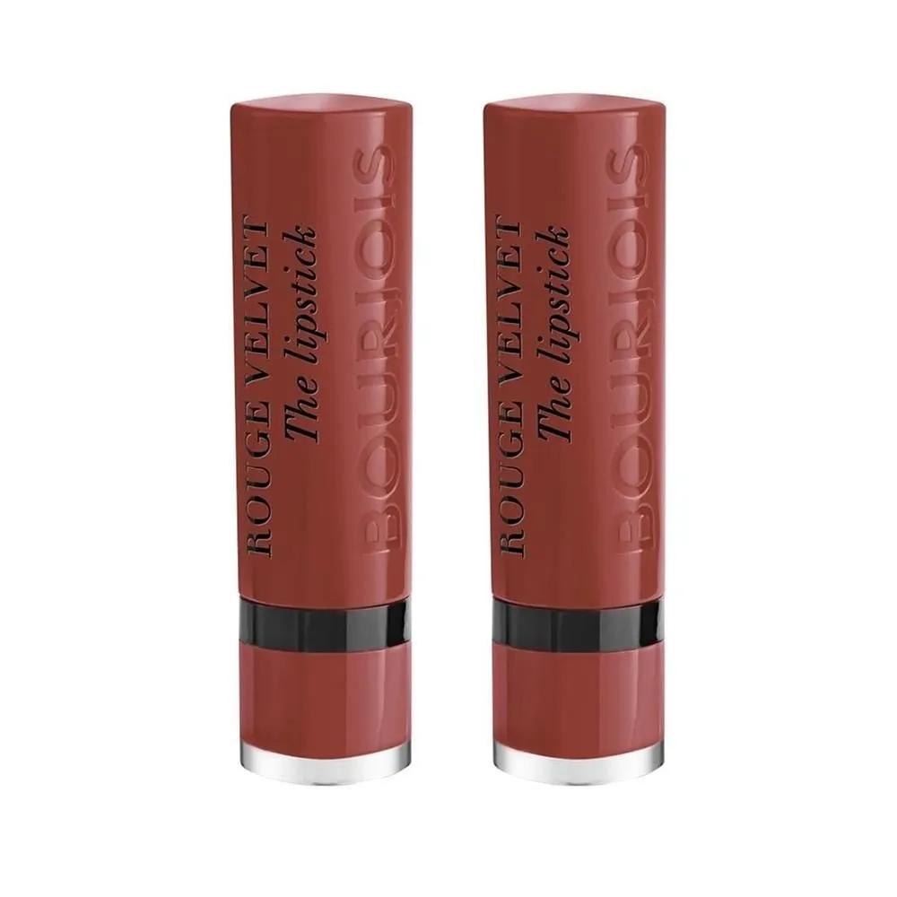 Bourjois 24 Парижская Бархатная Помада 2 шт. Bourjois Rouge Velvet The Lipstick 24 Парижская Помада