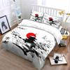 Башня Киото и Красное Солнце Гармония Принт Мягкий Удобный Пододеяльник Постельное Белье Комплект Включает 1*Пододеяльник 2*Наволочки Роскошные Подарки