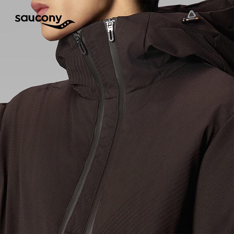 SAUCONY Мужская теплая пуховая куртка с жаккардовым узором
