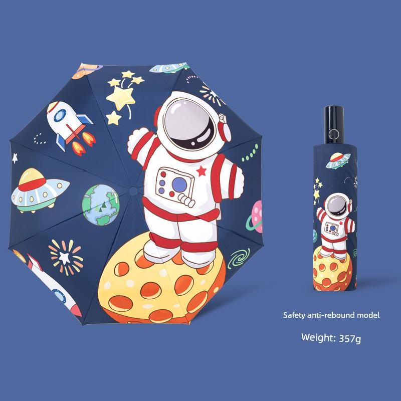 Safety Children's Umbrella Girls Primary School Students Foldable Girl Cute Child Automatic Children's Umbrella Boys School Commute Umbrella