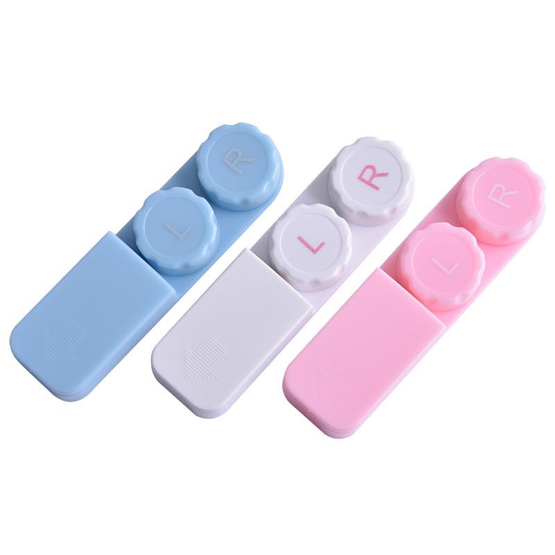 Портативный минималистичный контейнер для контактных линз и коробка для хранения контактов и очков