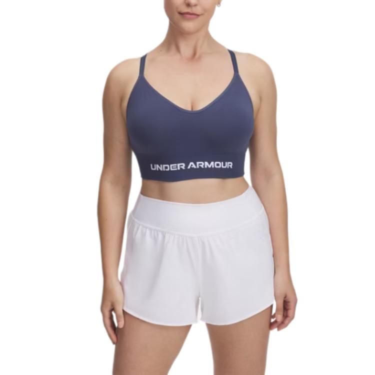 Under Armour Vanish Бесшовный Низкий Комфортный Модный Трендовый Минималистичный Бюстгальтер Женский бюстгальтер 1384417-044