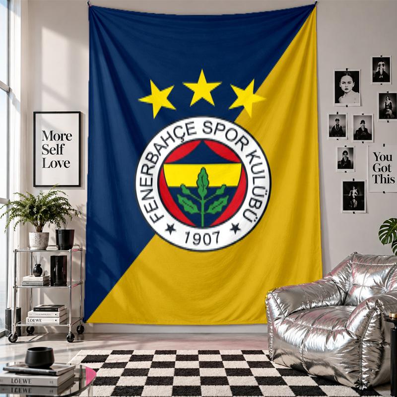 Fenerbahçe FC Wall Tapestry Home Decor Wall Hanging Cloth for Bedroom Living Room Background