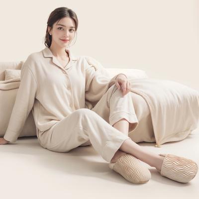 Водонепроницаемые хлопковые тапочки женские осенне-зимние новые домашние комнатные парные плюшевые теплые плюшевые хлопковые туфли мужские