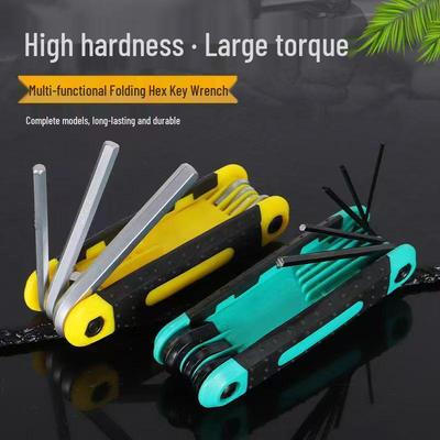 Складной набор шестигранных и Torx ключей, Хром-ванадиевая сталь