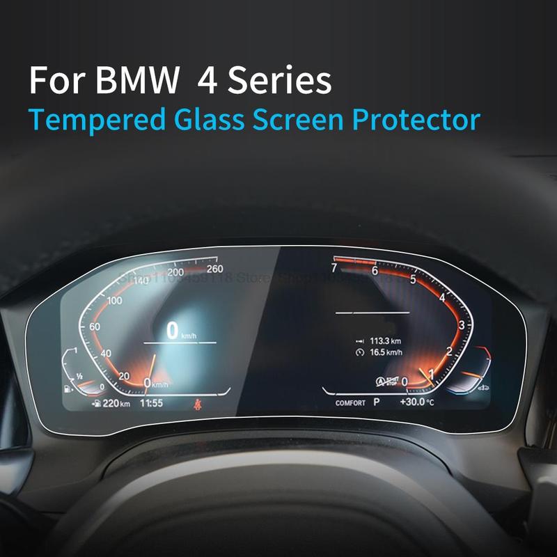 Tempered Glass Screen Protector Film For BMW 4-Series G22 G23 G26 MK2 trument dashboard anti-scratch Accessories