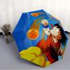 Dragon Ball Goku Self-Folding Umbrella,Travel Umbrella, Durable Plastic And Iron Frame, Suitable For Outdoor And Daily Necessities, a0818081