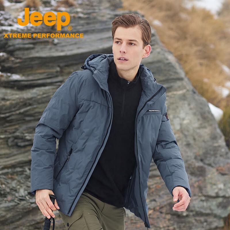 Jeep Мужская зимняя куртка на утином пуху