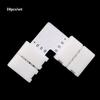 10Pcs 4Pin Corner Splitter LED Strip NO Soldering Light Connectors RGB 5050