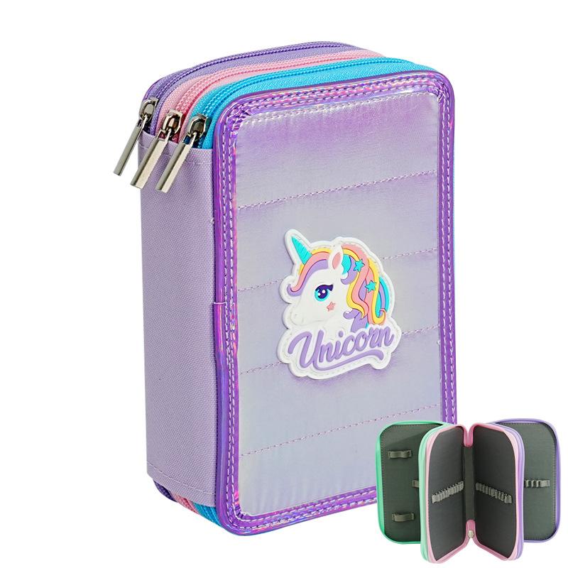 Student pencil case, pencil case, cute, multifunctional, dinosaur pencil case, large capacity, cartoon pencil case