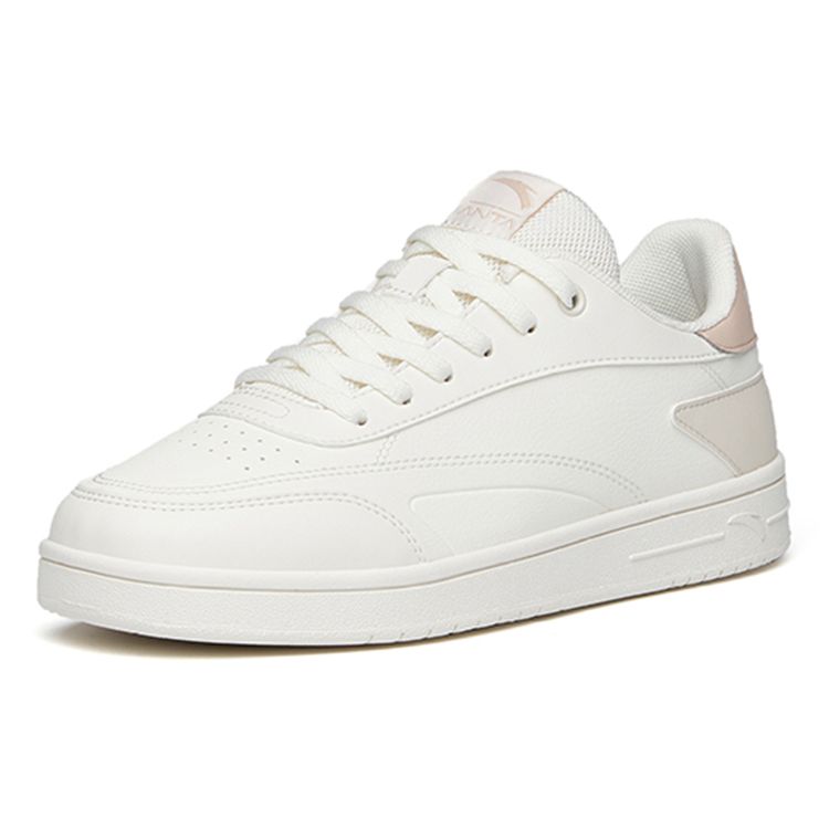 Anta Нескользящие износостойкие низкие кроссовки для скейтбординга женские кроссовки розовые белые 922038031R-11