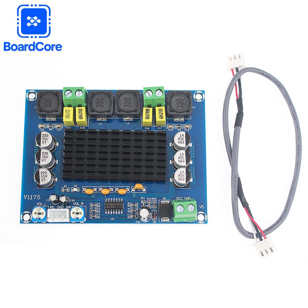 XH-M543 TPA3116D2 Модуль платы усилителя класса D 2x120 Вт Стерео Цифровой Аудио Усилитель Мощности Двухканальный Усилитель для Домашнего Динамика DIY