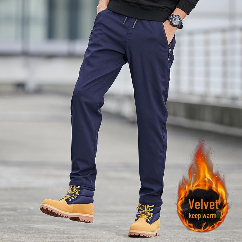Мужские и женские зимние брюки Soft Shell с флисовой подкладкой, водонепроницаемые, ветрозащитные
