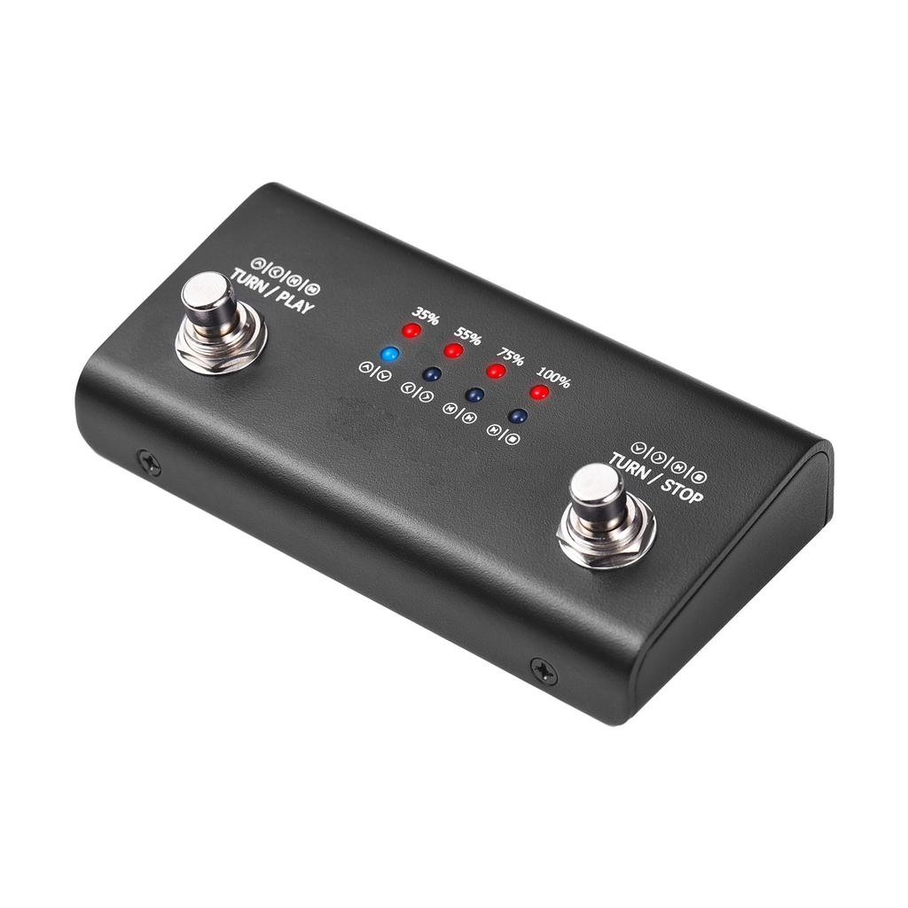 Wireless Page Turner Pedal BT Portable Music Page Turner for Piano Guitar Tablets Smartphones 4 Mode LED Indicator