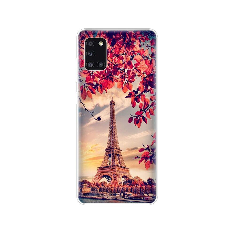 Чехол для Samsung Galaxy A31 Чехол для Samsung A31 A 31 SM-A315F 6,4"; Чехол для телефона, силиконовый мягкий чехол из ТПУ, полный защитный бампер