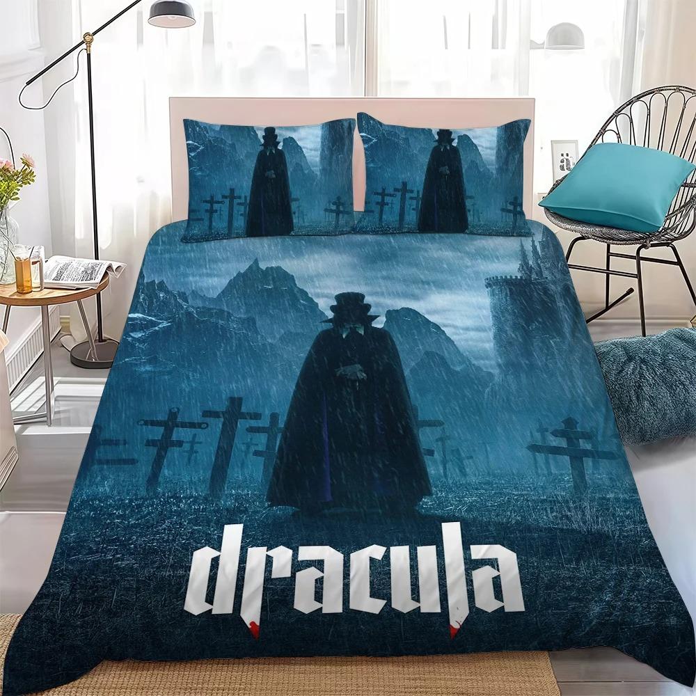 3D Print Movie Dracula A Love Tale Bedding Set Single Twin Full Queen King Size Bed Set Adult Kid Bedroom Duvetcover Sets