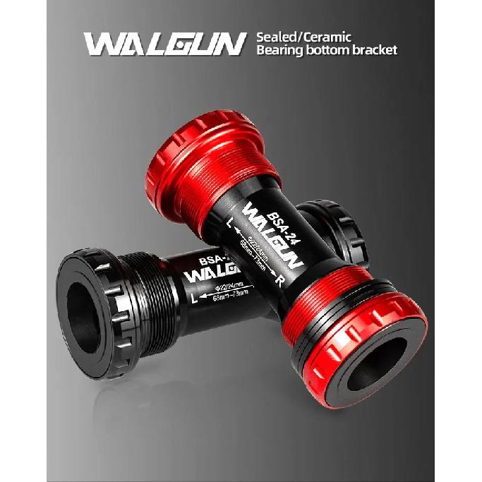 BSA Threaded Bike Bottom Bracket Ceramic BB BSA24 BSA30 BSA29 English for MTB Road Bikes 24mm 30mm 29mm Shell Bicycle Crank