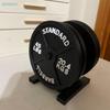 Weightlifting Equipment Design Silicone Coaster Set Round Coasters And Holdersuitable For Kitchen Table Cup Mat
