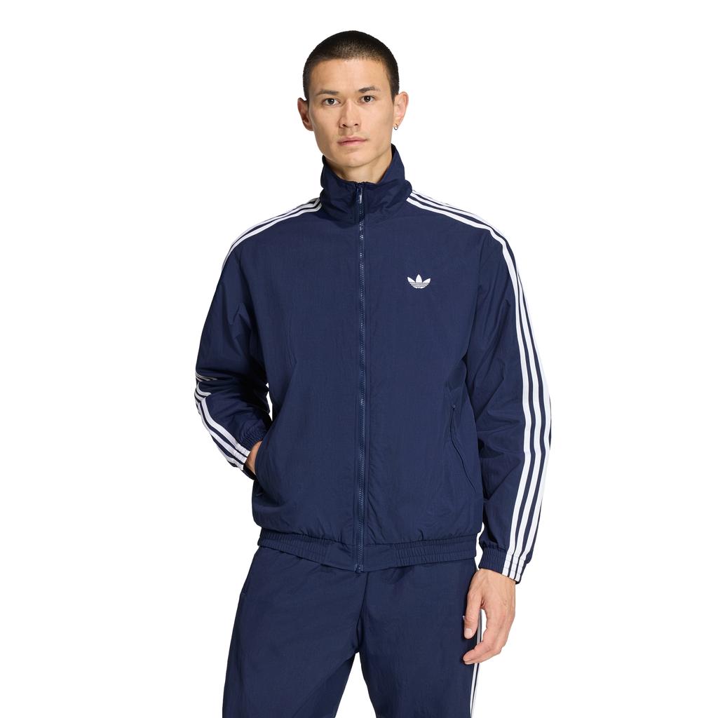 adidas Плетеная спортивная кофта Firebird - Ночной индиго / Ke1365