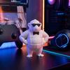 Солнцезащитные очки Горилла Коллекционная фигурка 3D-печать Забавная Крутая Статуэтка Обезьяны Новинка Животное Настольное украшение для Дома Офиса