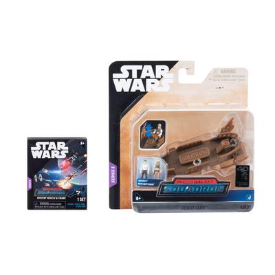 STAR WARS Micro Galaxy Squadrons Desert Skiff Mystery Bundle - 3-дюймовые машины класса легкой брони и класса разведки с аксессуарами