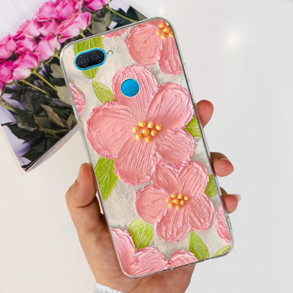 Case For Oppo A12 6.22" Cute Cartoon Dinosaur TPU Soft Silicone Clear Cover For Oppo A12 A 12 CPH2083 Phone Case Funda Bumper
