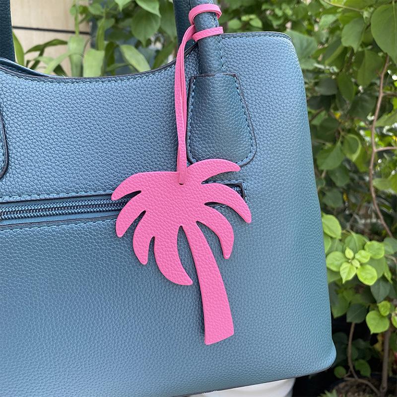 1 шт., креативная сумка из кокосового дерева, монохромный брелок для ключей, маленькая сумка, подвеска, аксессуары из искусственной кожи, простая