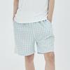 [TERAWOOD HOMEWEAR] Мужские и женские капри-пижама в клетку 'Windy Check' [Отправка из Кореи] 100% Оригинал