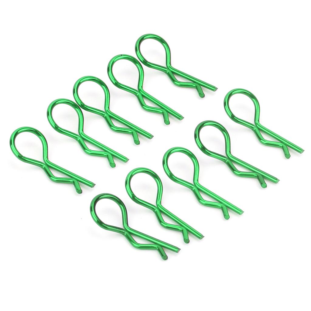 Защелка-зажим для корпуса автомобиля на радиоуправлении RShape, штифт для 15 16 18 110 RC Автомобиля(зеленый )