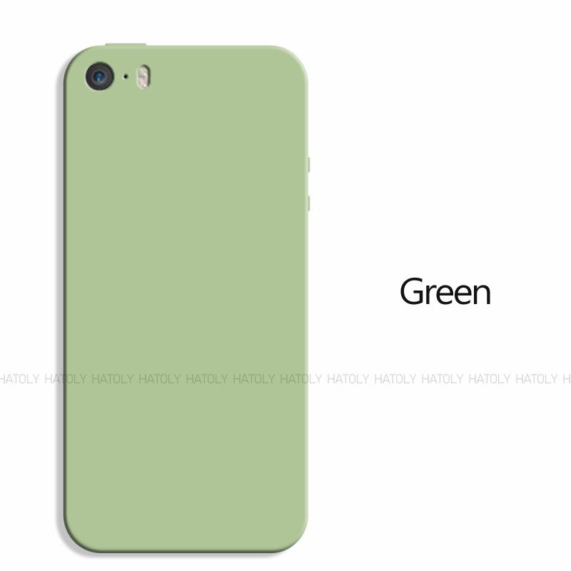 For iPhone 5s Case For iPhone 5s 5 SE 2016 Cover Shockproof Liquid Silicone Protective Phone Back Cover For iPhone 5s