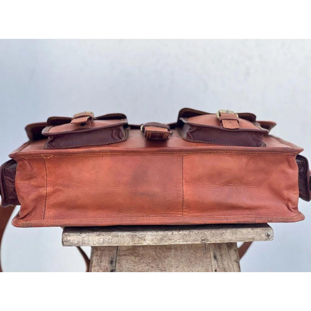 Мужской портфель из натуральной кожи, винтажная сумка-мессенджер, наплечная сумка для ноутбука