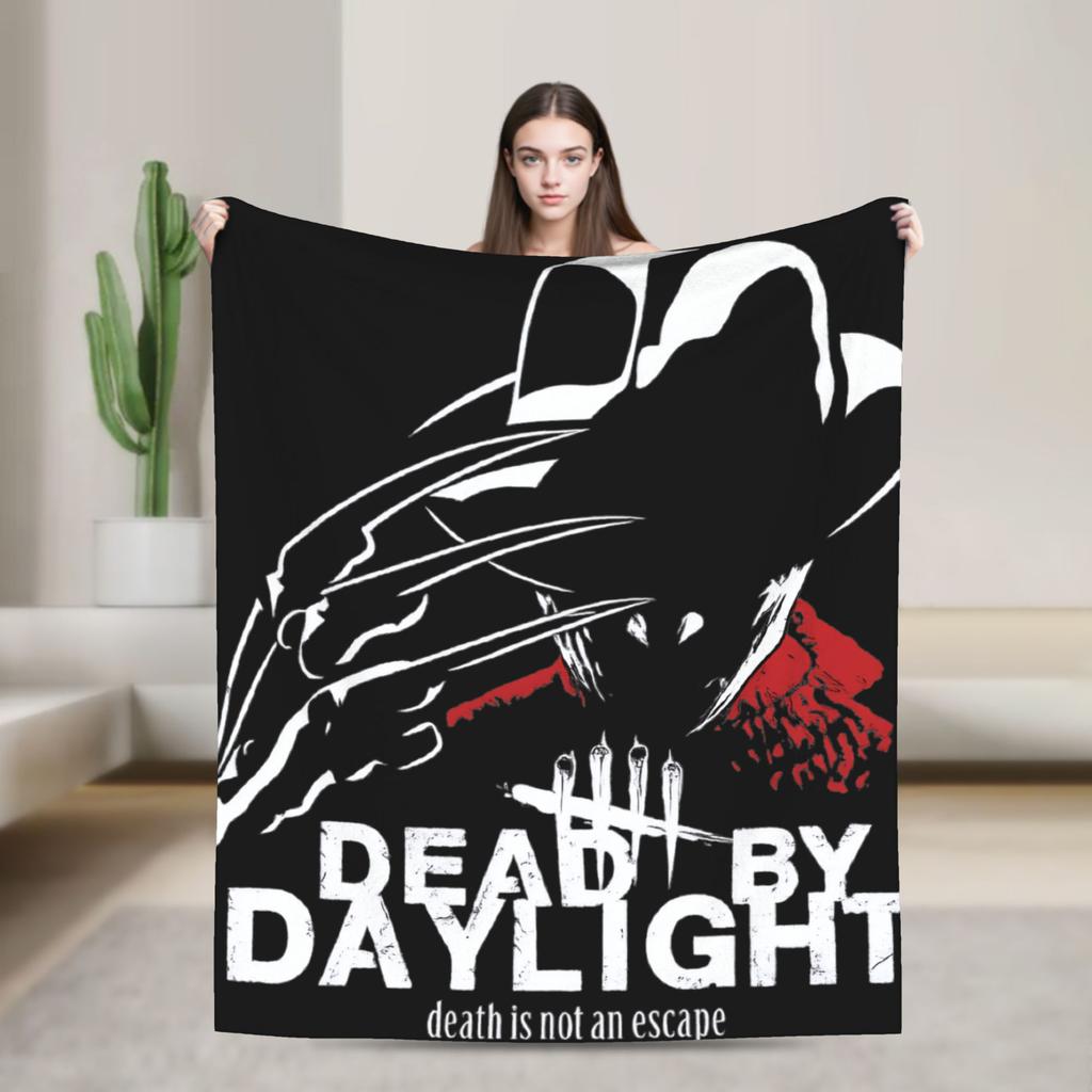 Плед DBD Deads by Daylights Супер Теплый Уличный Тренд Плюшевый Плед Для Девочек Мальчиков Домашний Декор Фланелевое Покрывало