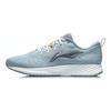 Li Ning Red Hare 4 Амортизация Скользкие Устойчивые к истиранию Дышащие Низкие Беговые кроссовки Мужские Серый Синий ARMR003-2