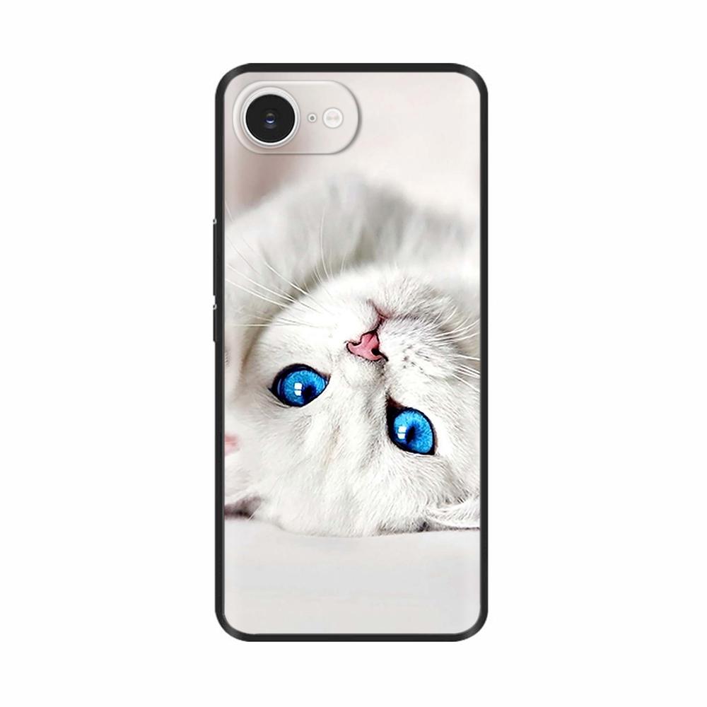 Silicone Phone Case For For iPhone 16E iPhone16E SE 2025 SE4 5G Soft Black Shockproof Shell Protection Back Cover Cases Coque