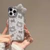 Роскошный чехол для телефона со стразами в виде звезды и бантом KT для iPhone 17 Pro Max и Apple 16/15/11/12