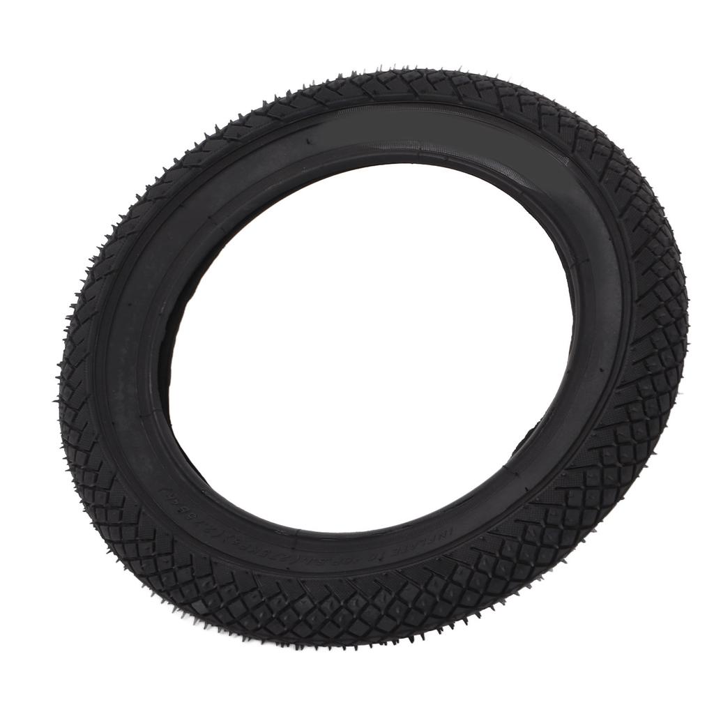 Детская толстая нескользящая резиновая шина Детский велосипед Клетчатый узор Шина Запчасти Аксессуары