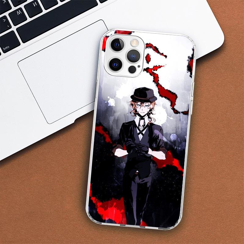 Чехол для телефона Bungo Stray Dogs Накахара Чуя Для iPhone 11 12 13 Mini 14 15 Plus 17 Air 16 Pro Max 16E 7 8 SE 2020 Индивидуальный Pri
