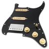 Комплект звукоснимателей Artec Alnico 5 с пикгардом Musiclily Pro HSS ST для гитары Strat Electric 3P Black с предварительной разводкой,