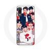 Protective Case - MANIACASE - Samsung Galaxy A02 - Flexible - White - BTS Poster Members