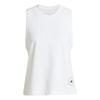 Stella McCartney Collaboration SS23 Solid Logo Crew Neck Activewear Tank Women Tops White IB6858