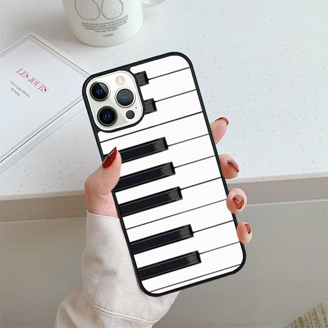 Клавиши пианино Винтажные ноты Чехол для телефона Для iPhone 17 Air 14 15 16 13 12 Чехол Для Apple Pro Max 6S Plus