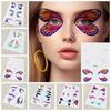 Colorful Butterfly Eye Tattoo Stickers Fairy Disposable Tattoos Sticker  Kids