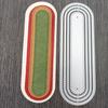 Oval Bookmark Metal Cutting Dies Stencil for DIY Scrapbooking Photo Album Embossing Paper Cards Crafts Diecuts