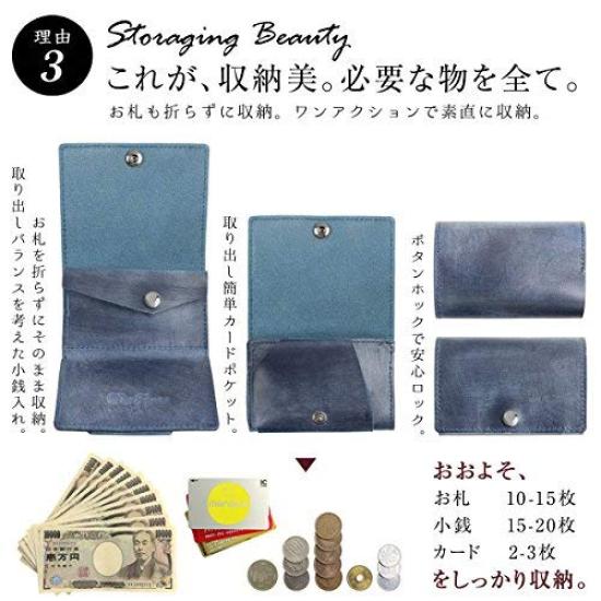 Dom Teporna Трехстворчатый кошелек из кожи уздечки, Маленький мини-кошелек, Компактный кошелек из натуральной кожи для мужчин и женщин, Темно-коричневый